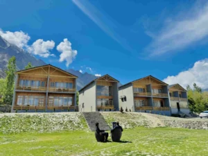 Luxury resort in Skardu with mountain 