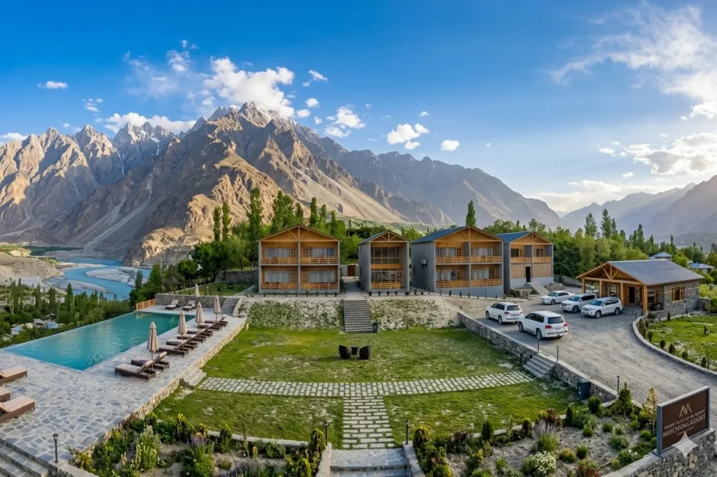  Skardu Valley Resorts panoramic mountain luxury view
