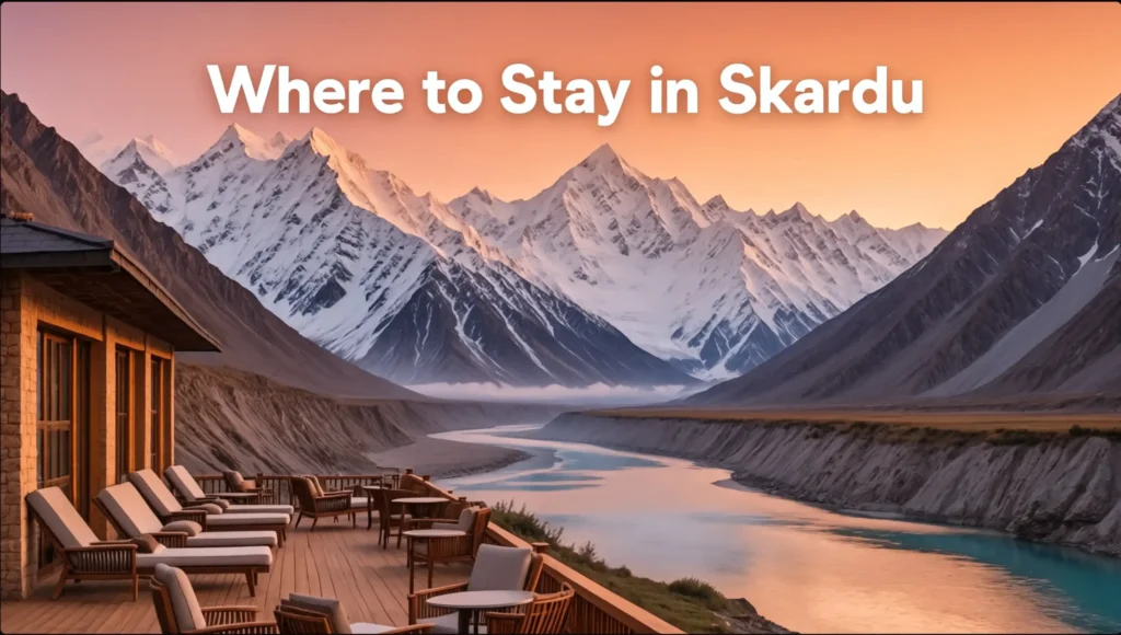 Where to Stay in Skardu panoramic resort mountain view